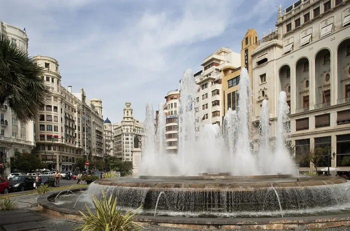 Framed Print : Plaza del Ayuntamiento Town Hall Square