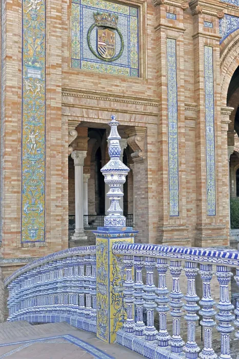 Framed Print : Plaza de Espana in Seville