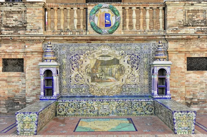 Framed Print : Plaza de Espana in Seville Framed Print : Plaza de Espana in Seville