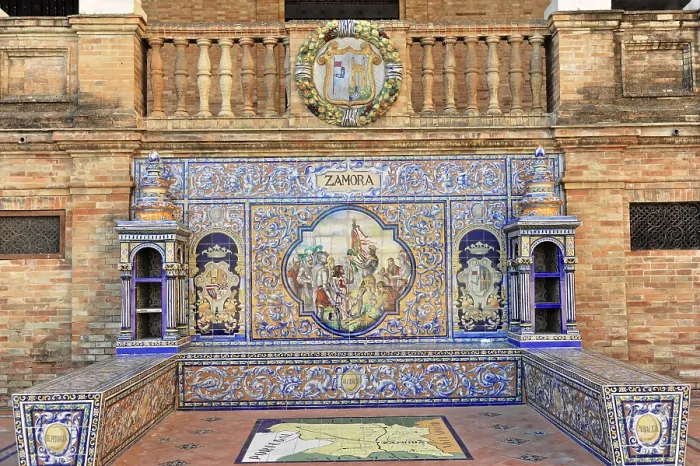 Framed Print : Plaza de Espana in Seville Framed Print : Plaza de Espana in Seville