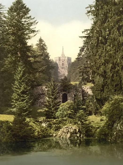 Framed Print : The Pluto Grotto and Hercules at Wilhelmshoehe in Kassel