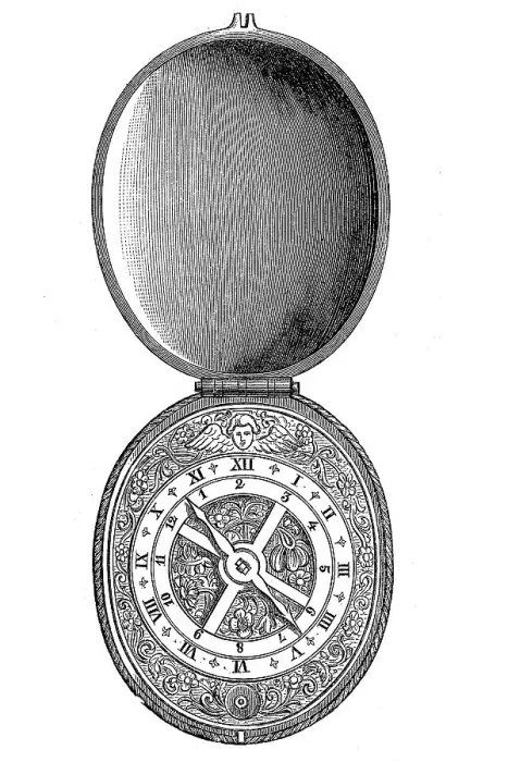 Framed Print : Pocket watch from the 16th century Framed Print : Pocket watch from the 16th century