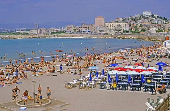 Framed Print : Pointe Rouge beach near Marseille Framed Print : Pointe Rouge beach near Marseille