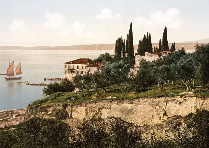 Framed Print : Pointe de Vigile, Punta San Vigilio