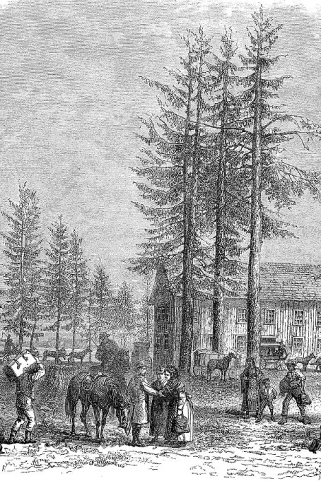Framed Print : Polling station at Lac Donner in California Framed Print : Polling station at Lac Donner in California