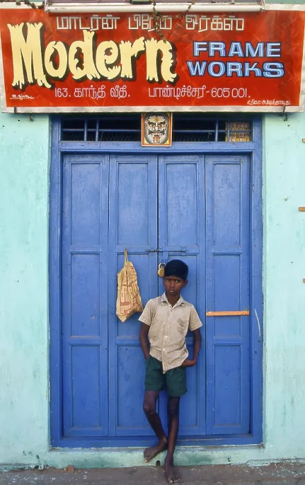 Framed Print : Pondicherry was the capital of the former French territories in India Framed Print : Pondicherry was the capital of the former French territories in India
