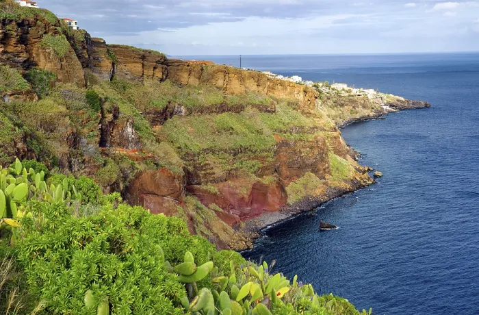 Framed Print : Ponta do Garajau viewpoint at the statue of Christ