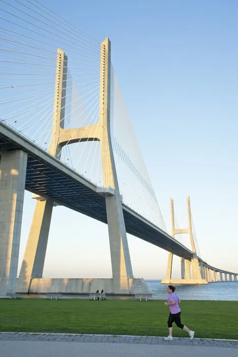 Framed Print : Ponte Vasco da Gama Bridge, Lisbon