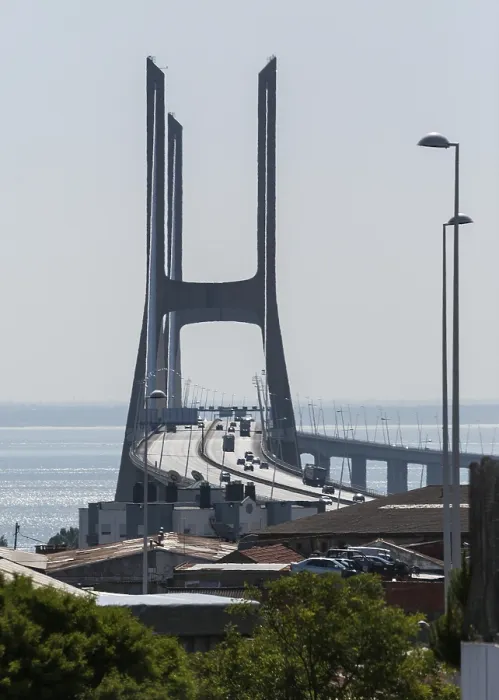 Framed Print : Ponte Vasco da Gama, Sao Joao das Covas