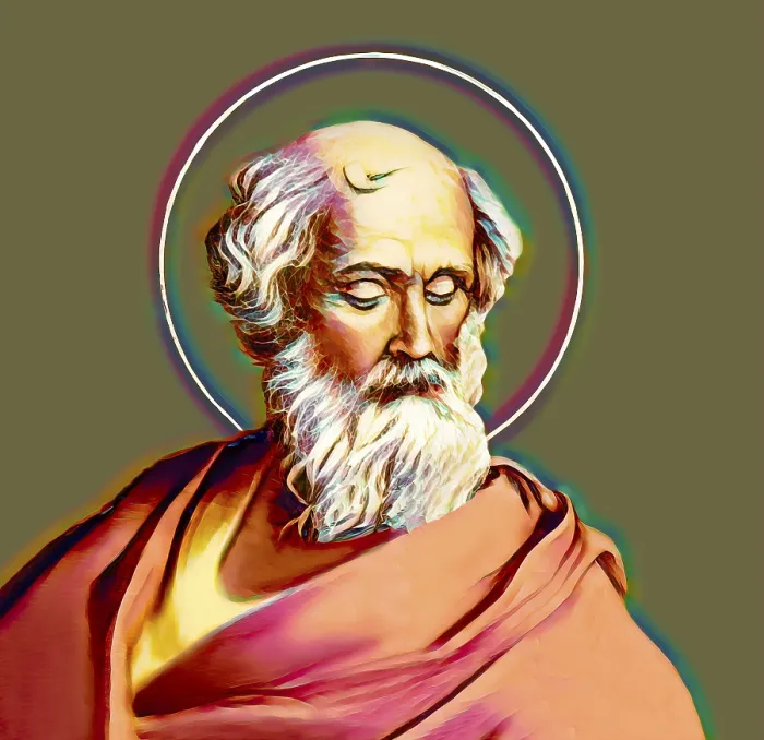 Framed Print : Pope Adeodatus I, 570 - 618