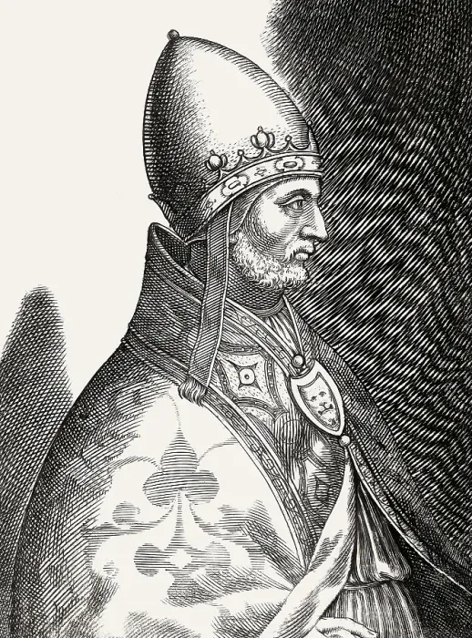 Framed Print : Pope Adrian IV or Hadrian IV, Adrianus IV