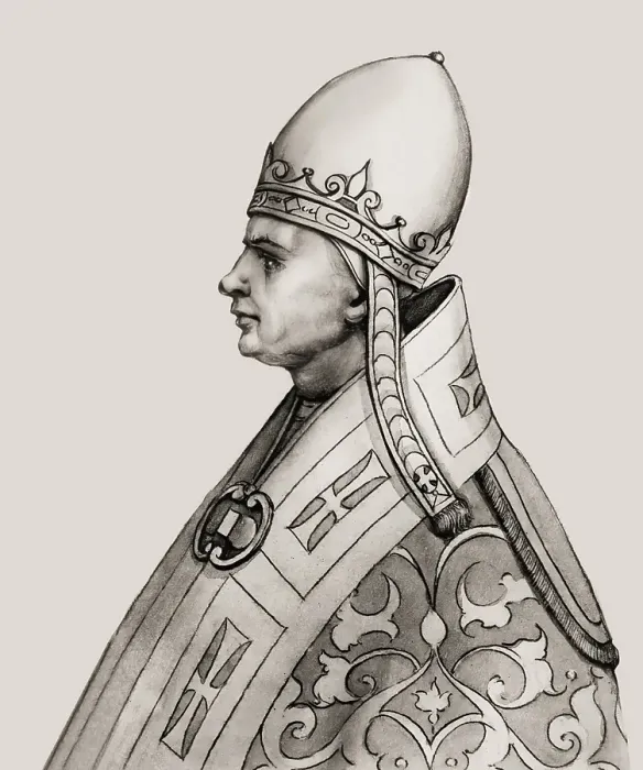 Framed Print : Pope Alexander III, Alessandro III, c