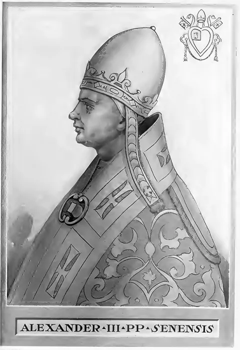 Framed Print : Pope Alexander III (born around 1100 or 1105 in Siena) Framed Print : Pope Alexander III (born around 1100 or 1105 in Siena)