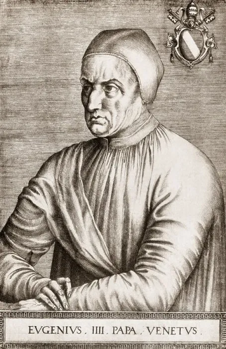 Framed Print : Pope Eugene IV, 1383 - 23 February 1447