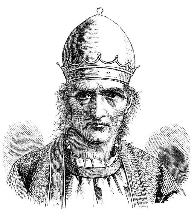 Framed Print : Pope Gregory IV, was Pope from October 827 to his death in 844