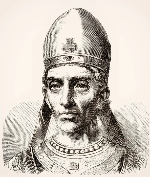 Framed Print : Pope John X, was Pope from March 914 to his death in 928