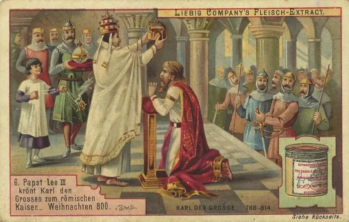 Framed Print : Pope Leo III crowning Charlemagne Emperor of Rome Framed Print : Pope Leo III crowning Charlemagne Emperor of Rome