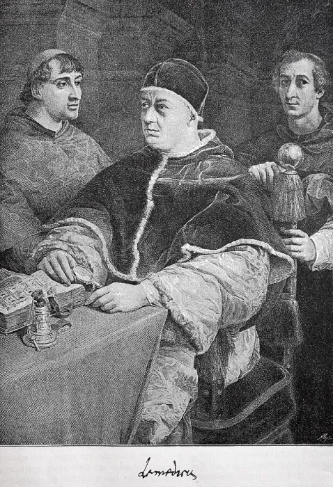 Framed Print : Pope Leo X 11 December 1475, 1 December 1521 Framed Print : Pope Leo X 11 December 1475, 1 December 1521
