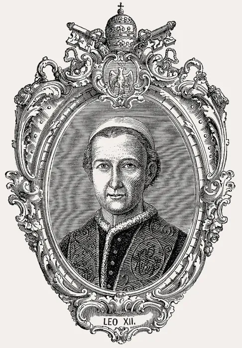 Framed Print : Pope Leo XII, pope from 28 September 1823 to his death in 1829