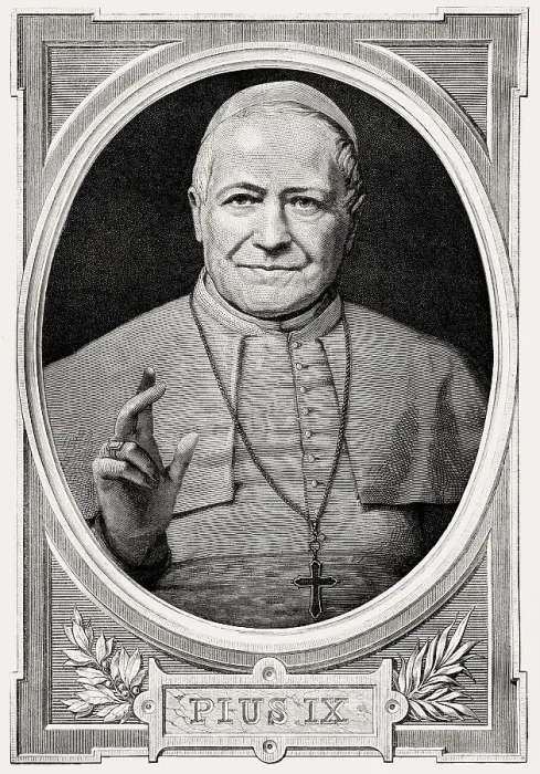 Framed Print : Pope Pius IX, 13 May 1792 - 7 February 1878