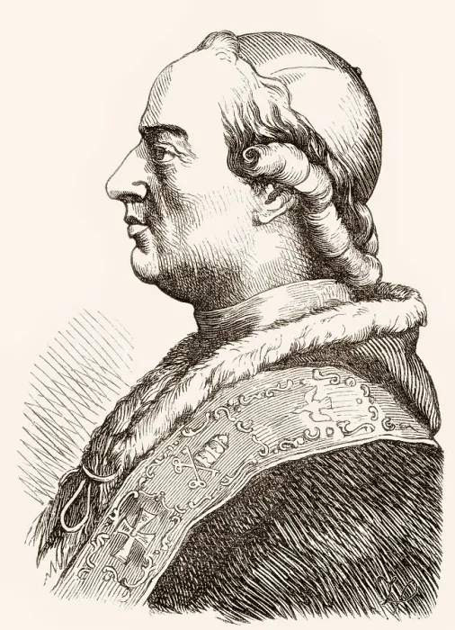 Framed Print : Pope Pius VI, 25 December 1717 - 29 August 1799 Framed Print : Pope Pius VI, 25 December 1717 - 29 August 1799