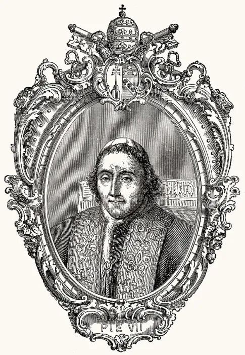 Framed Print : Pope Pius VII, 14 August 1742 - 20 August 1823