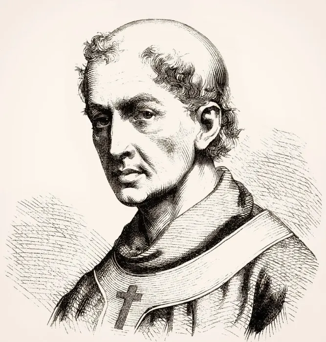 Framed Print : Pope Saint Leo IV, 790 - 17 July 855