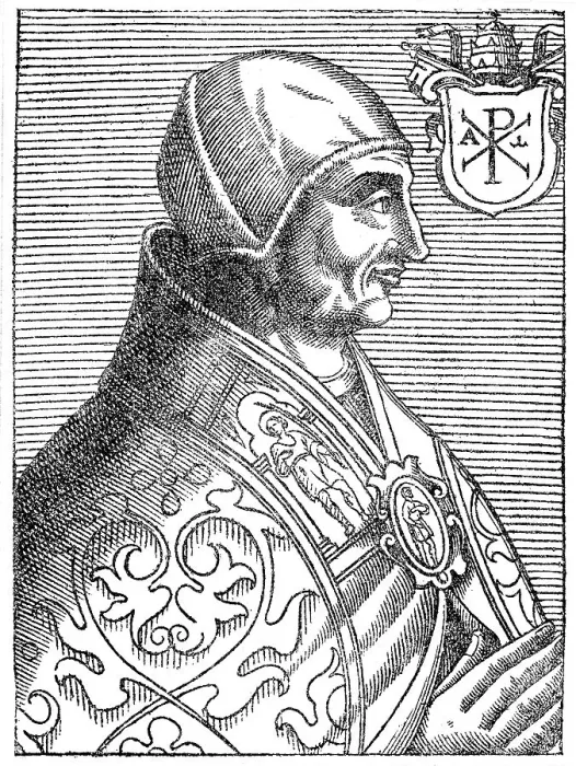 Framed Print : Pope Sergius II, pope from 844 to 847 Framed Print : Pope Sergius II, pope from 844 to 847