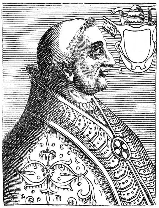 Framed Print : Pope Severinus, historical illustration