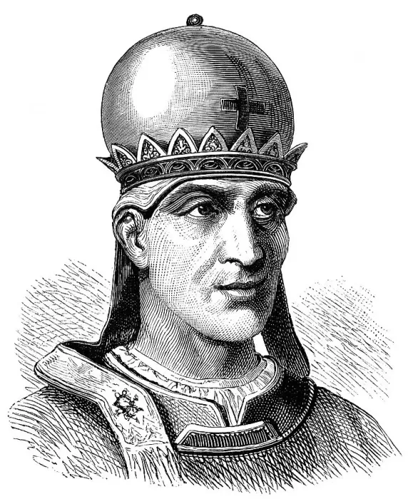Framed Print : Pope Siricius, 334-399, Pope from 384 to his death in 399