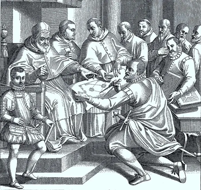 Framed Print : Pope Sixtus V 13 December 1521