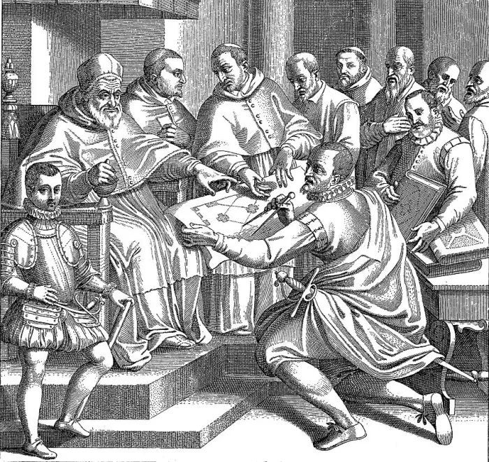 Framed Print : Pope Sixtus V. December 13, 1521- August 27