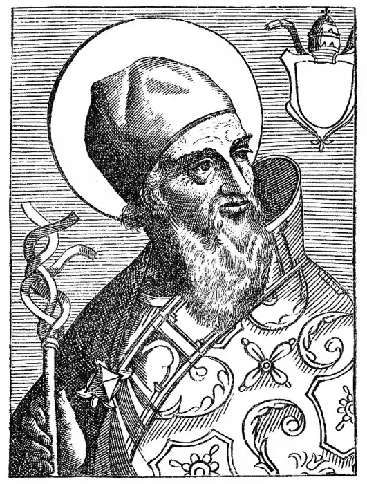 Framed Print : Pope Sylvester I, Silvester I, historical illustration Framed Print : Pope Sylvester I, Silvester I, historical illustration