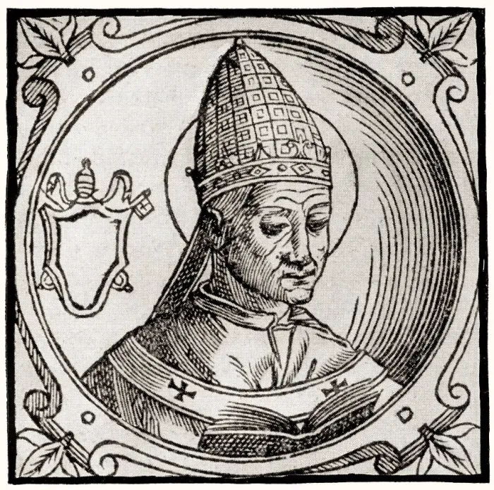 Framed Print : Pope Symmachus, Pope from 22 November 498 to his death in 514 Framed Print : Pope Symmachus, Pope from 22 November 498 to his death in 514