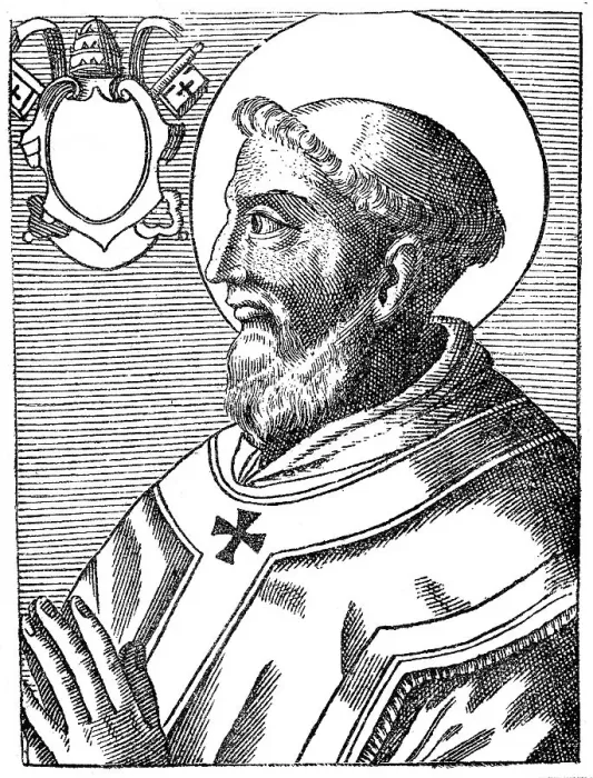 Framed Print : Pope Telesphorus, Bishop of Rome