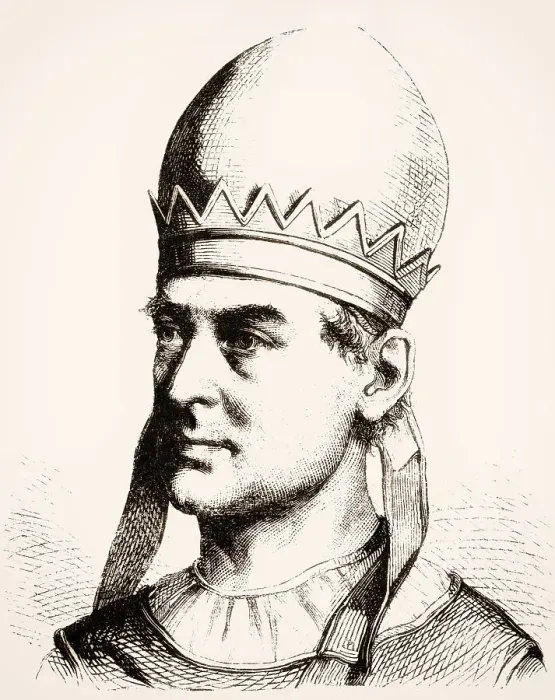 Framed Print : Pope Vigilius, Pope from 537 to his death in 555 Framed Print : Pope Vigilius, Pope from 537 to his death in 555