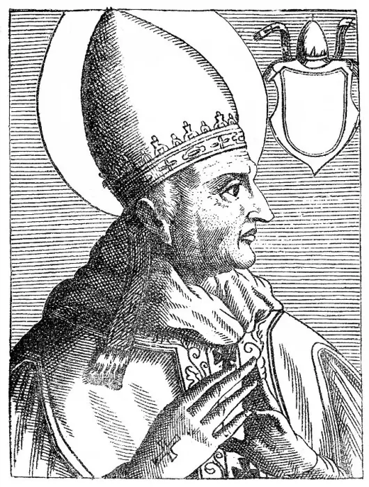 Framed Print : Pope Zosimus, historical illustration
