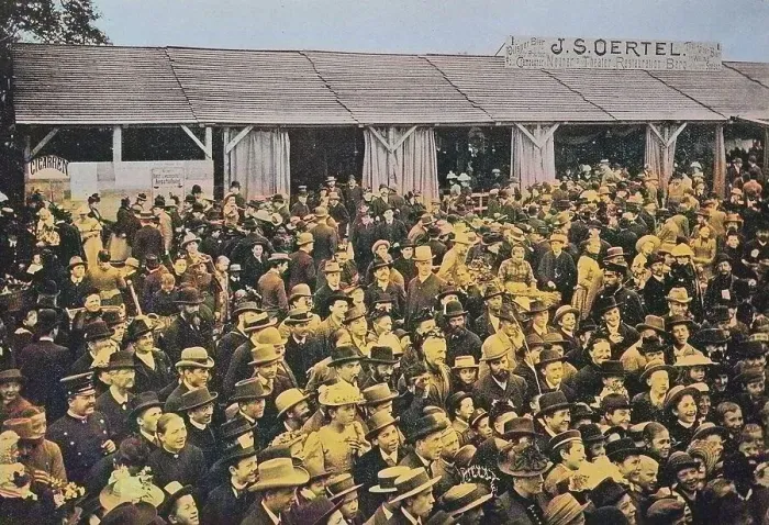 Framed Print : The popular festival in Cannstatt
