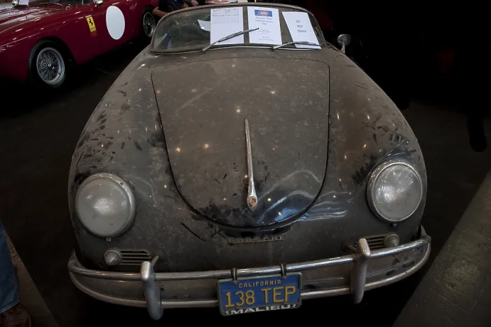 Framed Print : Porsche 356 A 1600 Speedster, barn find