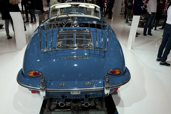 Framed Print : Porsche 356 Carrera 2, partially restored