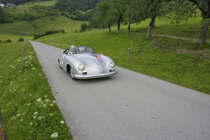 Framed Print : Porsche 356 Pre A built 1954, oldtimer race Ennstal classic 2005 Framed Print : Porsche 356 Pre A built 1954, oldtimer race Ennstal classic 2005