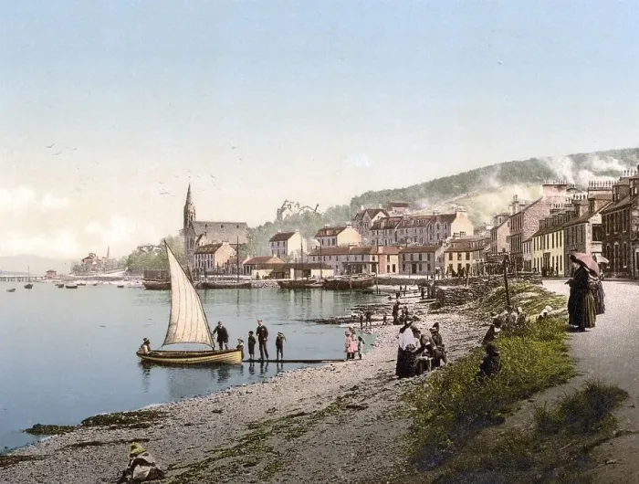Framed Print : Port Bannatyne, obsolete also Kamesburgh Framed Print : Port Bannatyne, obsolete also Kamesburgh
