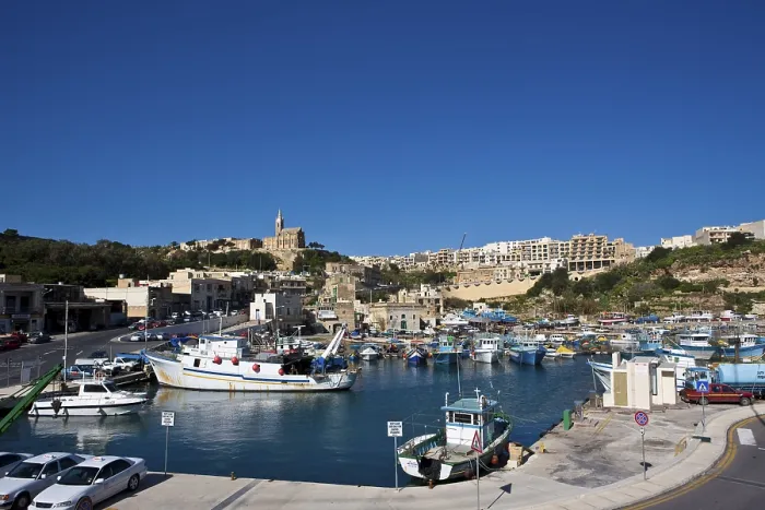 Framed Print : Port of Mgarr, Mgarr, Gozo, Malta, Europe
