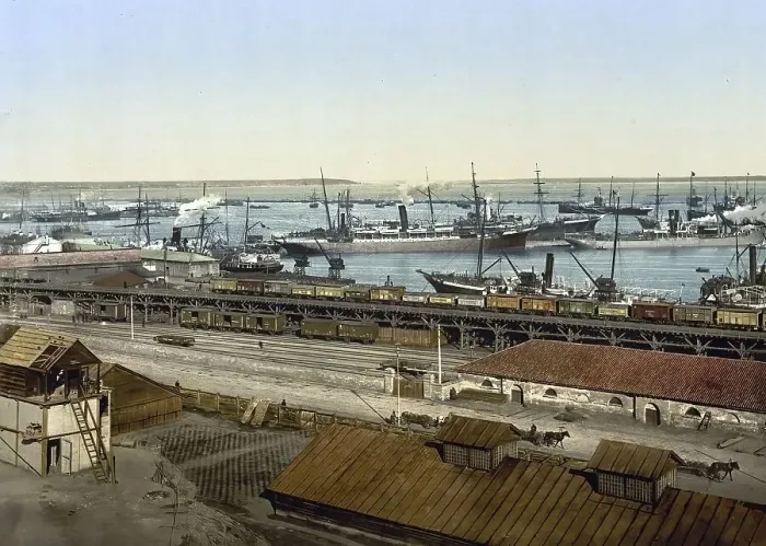 Framed Print : The Port of Odessa, Russia, Ukraine Framed Print : The Port of Odessa, Russia, Ukraine