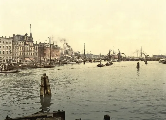 Framed Print : The Port of Szczecin in Pomerania