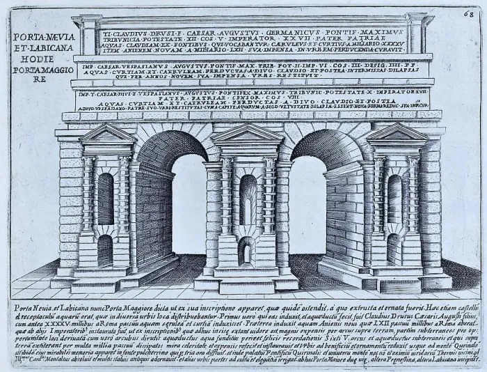 Framed Print : Porta Maggiore was one of 18 major city gates of Rome