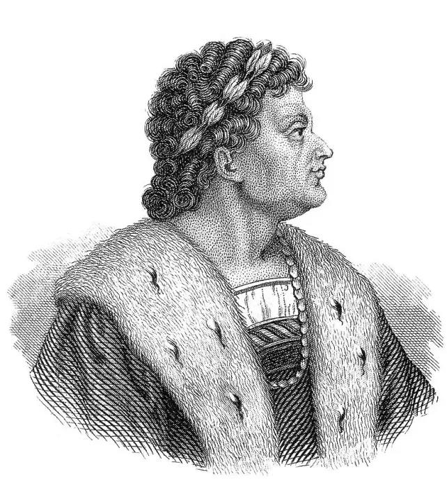 Framed Print : Portait of Matthias Corvinus, 1443 - 1490