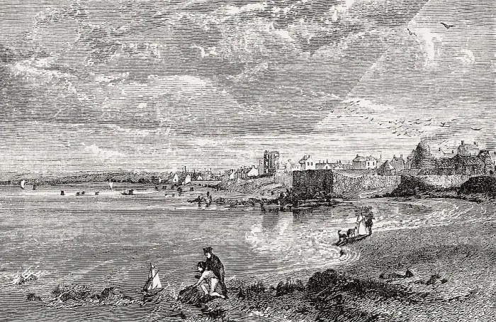 Framed Print : Portobello Beach, Edinburgh, Scotland, 1838