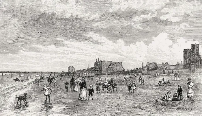 Framed Print : Portobello Beach, Edinburgh, Scotland Framed Print : Portobello Beach, Edinburgh, Scotland