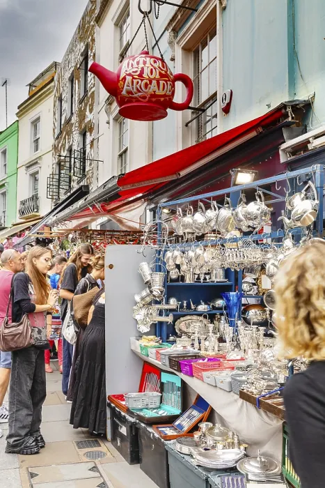 Framed Print : Portobello Road Market, Camden Town